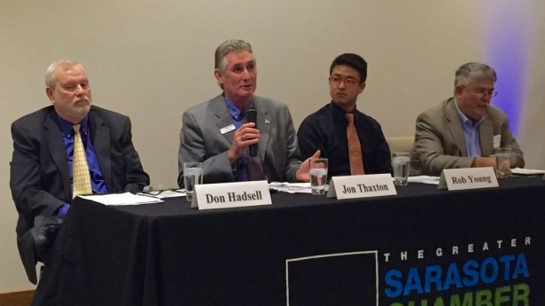 Jon Thaxton panel on attainable housing Gulf Coast Community Foundation